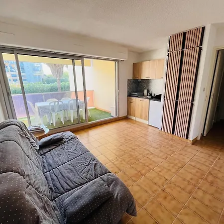 T2 ,4 Couchages ,Climatise ,Terrace ,En Face D'Aqualand ,Plage Rochelongue Agde Exterior foto