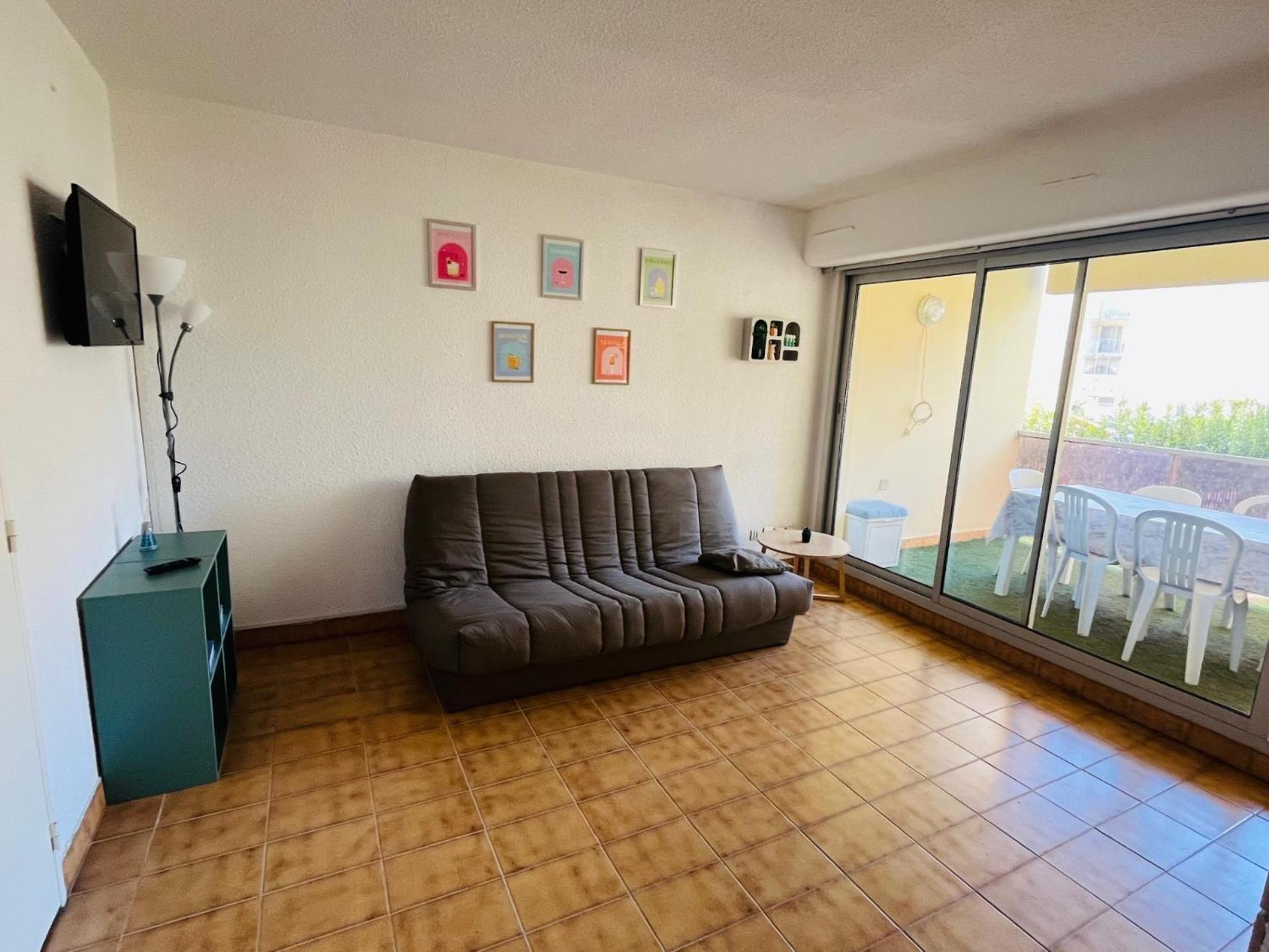 T2 ,4 Couchages ,climatise ,terrace ,en Face D'aqualand ,plage Rochelongue Agde